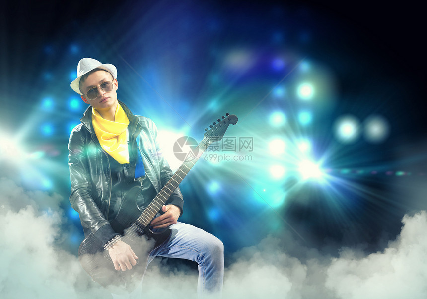 摇滚星玩家艺术家俱乐部歌手音乐会明星摇杆男生吉他男性图片
