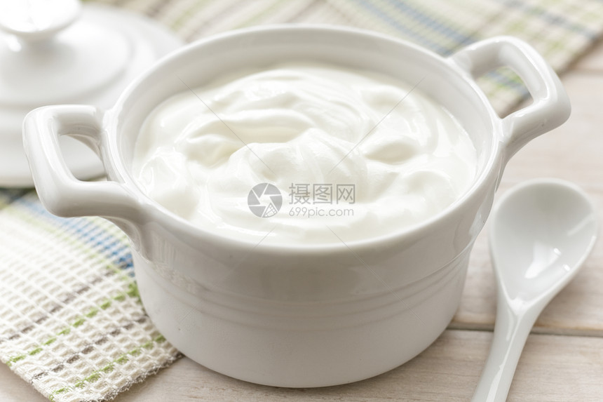酸酸奶油食谱奶油牛奶木头生态饮食乡村酸奶勺子生物图片