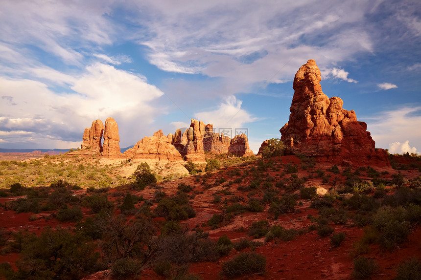 红沙漠旅行峡谷风景土壤公园沙漠山脉荒野侵蚀蓝色图片