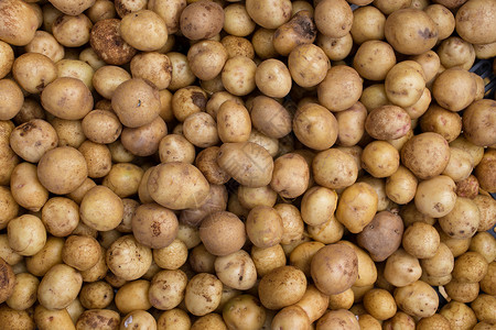马铃薯蔬菜水果土豆市场摄影背景图片