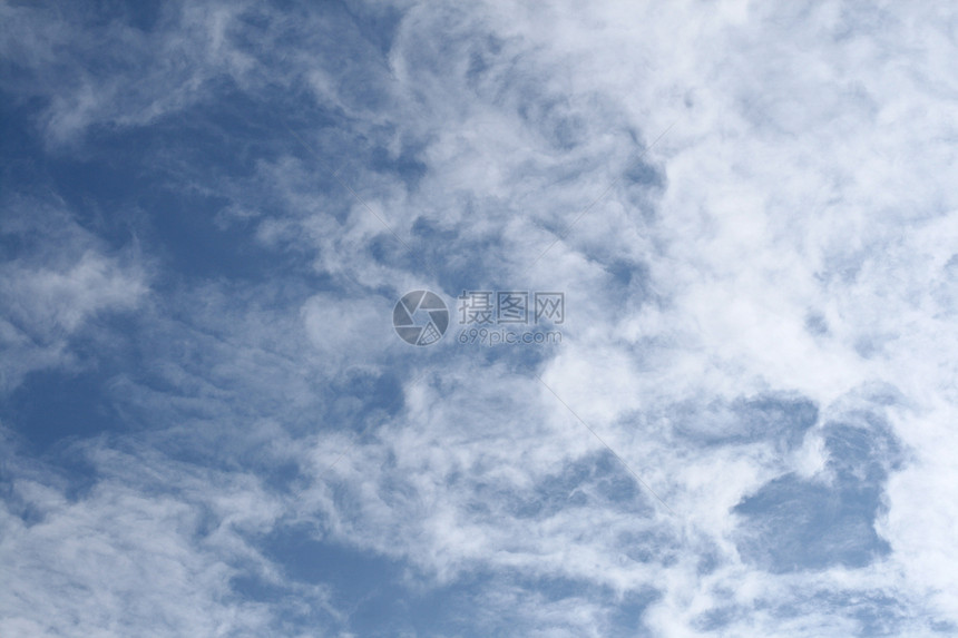 蓝蓝天空云雾水分环境阳光云景阴霾蓝天天气晴天季节图片