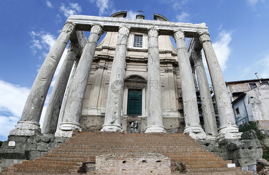 意大利罗马帕拉蒂诺废墟历史性考古学帝国旅行吸引力纪念碑建筑旅游论坛地标图片