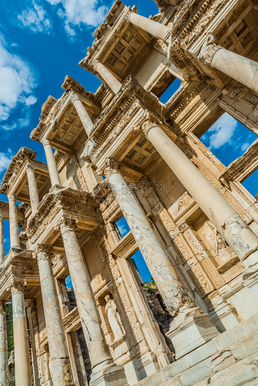 Ephesus 废墟 土耳其城市文明文化考古学目的地景观火鸡历史建筑学地方图片