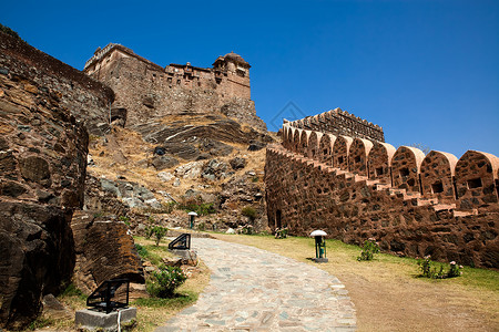 库姆巴加尔堡垒堡垒旅行文化地标城墙历史地方城堡历史性建筑学外观背景