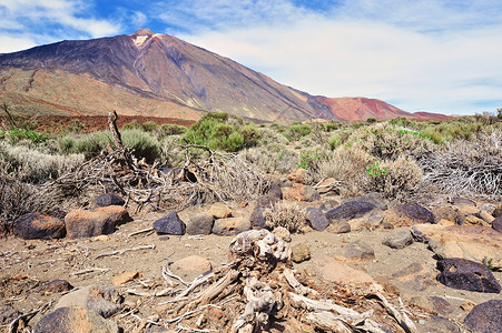 火山概况火山巨石高清图片