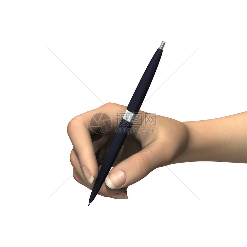 笔塑料笔记办公室白色工具墨水插图圆珠笔黑色签名图片