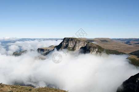 圣若阿金圣卡塔琳娜教堂山(莫罗达伊格雷亚)     巴西背景