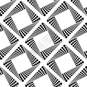 带方形的无缝模式 矢量说明墙纸正方形白色网络黑色创造力背景图片