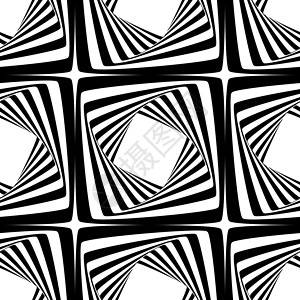 带方形的无缝模式 矢量说明网络创造力正方形墙纸白色黑色背景图片