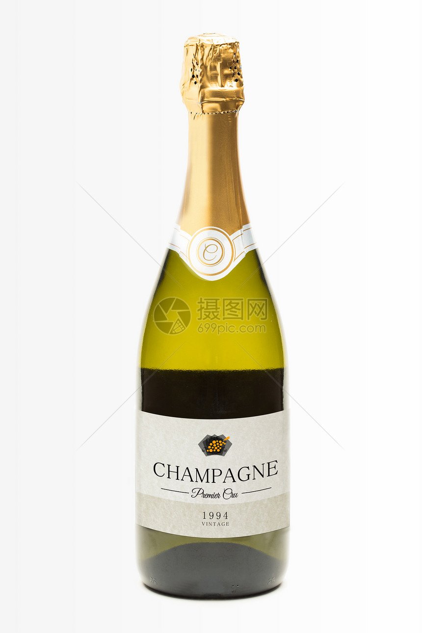 瓶香槟瓶子气泡玻璃酒精奢华长笛图片