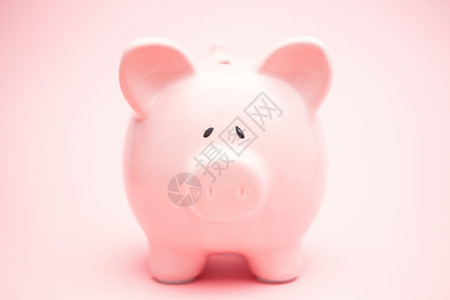 粉红小猪银行背景钱盒制品粉色储蓄陶瓷背景图片
