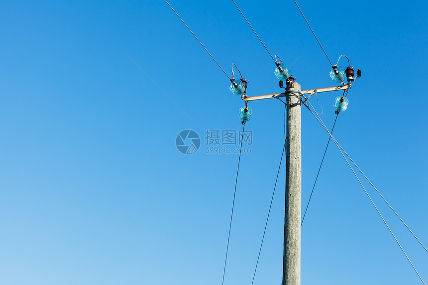 电力线路电线绝缘子传播电气电缆电源线并行天空力量绳索图片