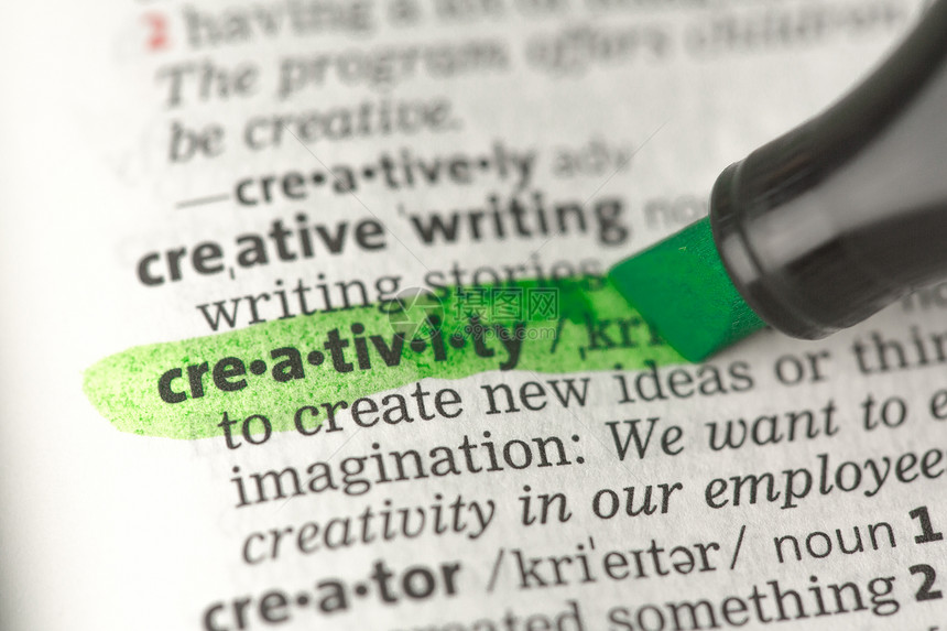 绿色文中强调的创造性定义图片