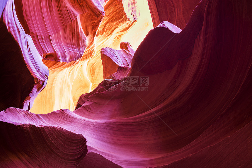 羚羊峡谷页面河床火焰彩虹岩石红色命令扬声器橙子砂岩亮度图片