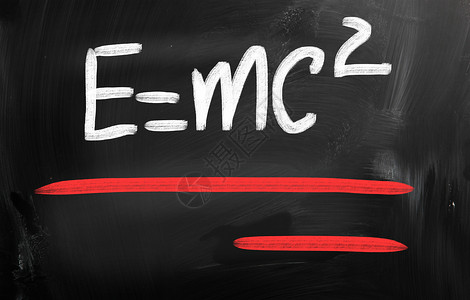 手写公式Emc2 在黑板上用粉笔手写科学家天才公式教授电磁背景