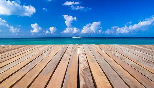 卡西比海滨海滩天空热带海景旅行晴天支撑假期海岸冲浪天堂背景