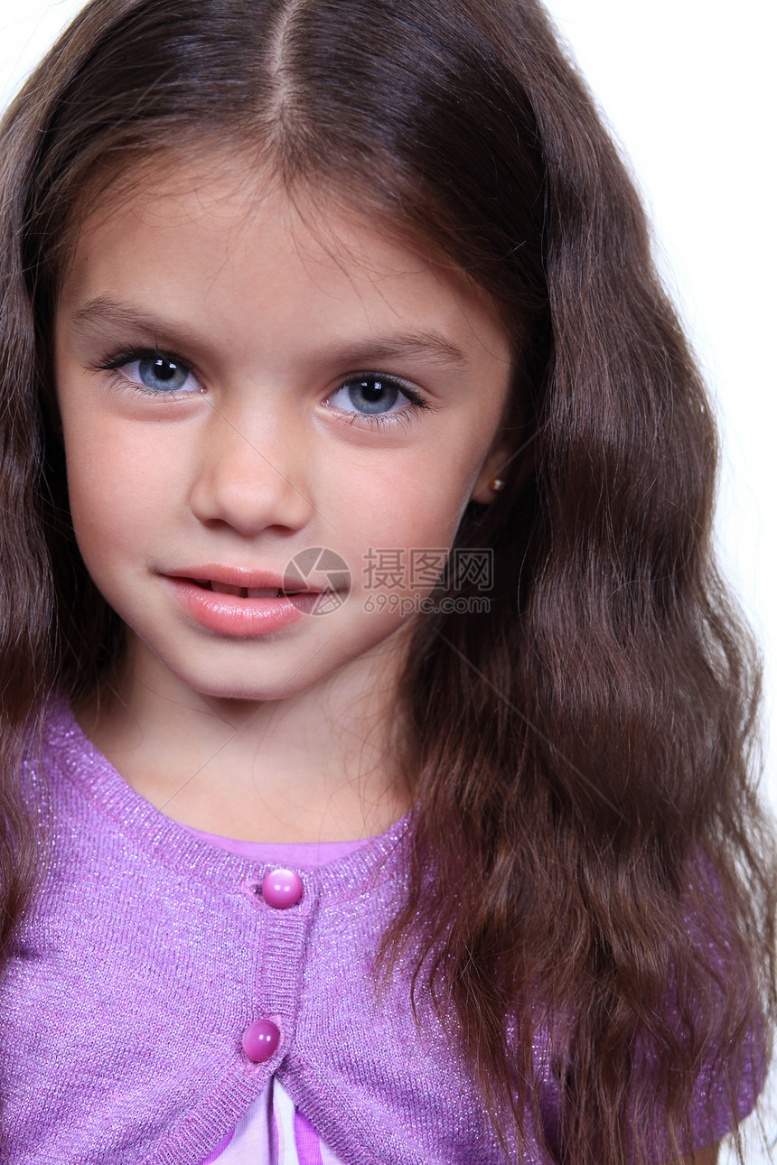 小女孩眼睛童年女性女儿头发女孩生活孩子图片