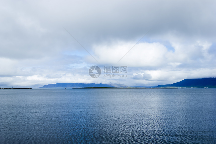 冰岛雷克雅未克附近湾图片