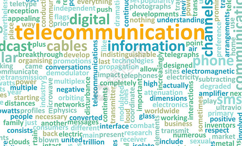 电信电话技术系统消息研究科学全球数据电子产品插图背景图片