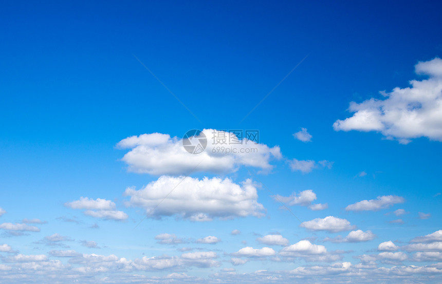 蓝蓝天空云景气氛阴霾积雨天气季节蓝色气候天蓝色晴天图片