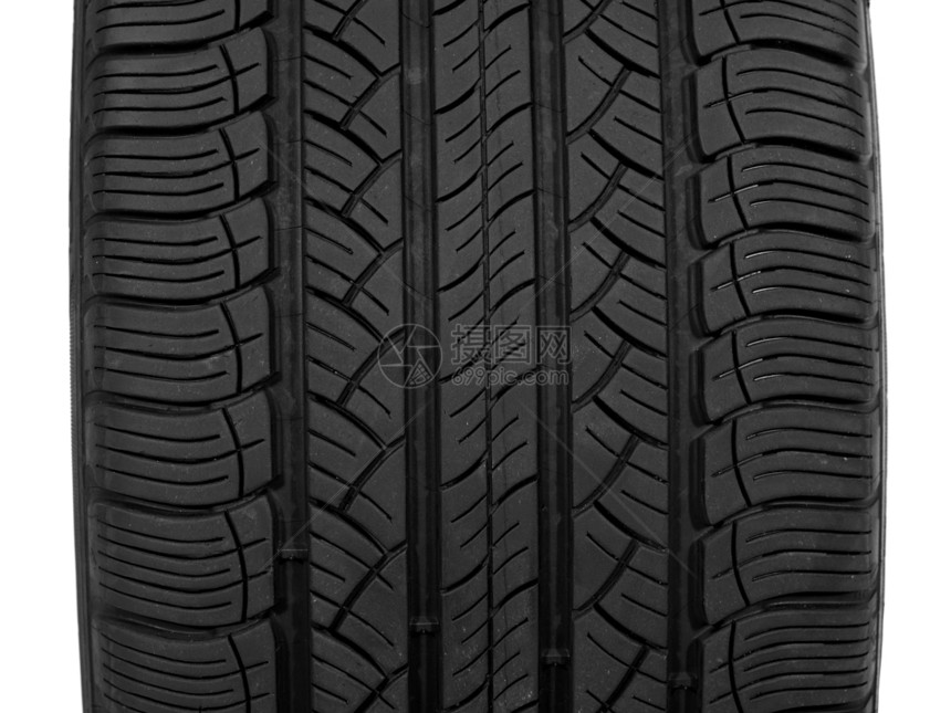 橡胶轮胎回收宏观白色卡车别针黑色驾驶橡皮赛车安全图片