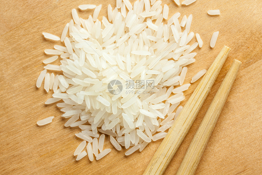 一些泰国大米营养美食颗粒状木头种子餐厅农业白色食物香米图片