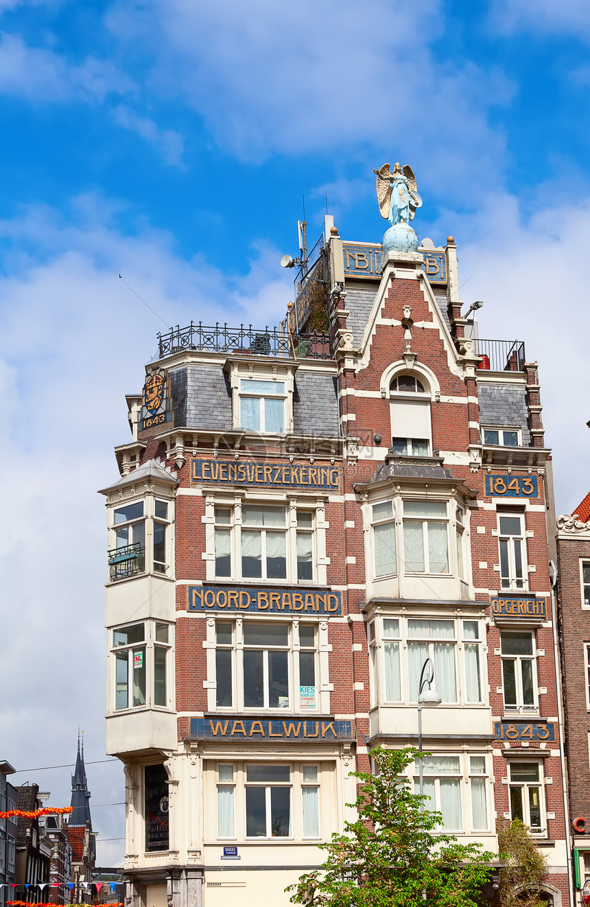 荷兰荷兰语住房观光首都人士建筑学特丹石头地标运河荷卢历史图片