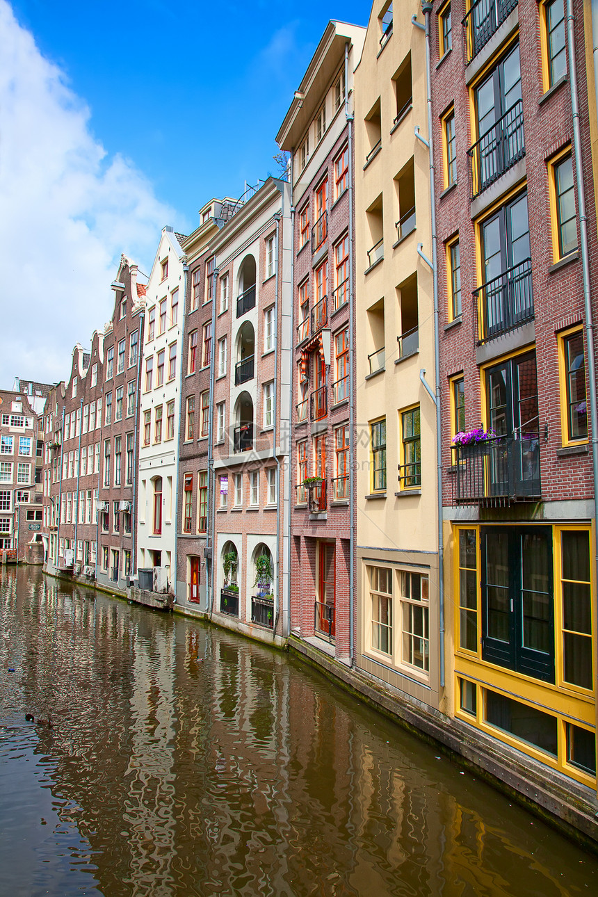 荷兰荷兰语住房建筑学运河旅游历史性特丹观光联盟经济旅行人士图片