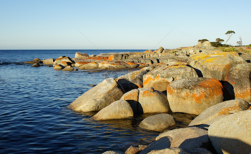 火焰湾 塔斯马尼亚 澳大利亚景点旅行风景名胜海洋海滩假期海岸海湾岩石图片