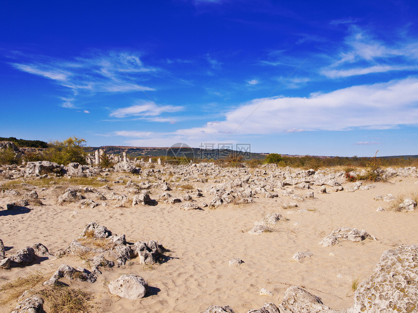 石头景观环境公园风景旅游蓝色天空砂岩土地岩石旅行图片