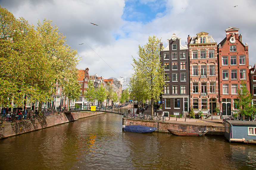 阿姆斯特丹观光文化旅行窗户地标假期历史性住宅建筑特丹图片