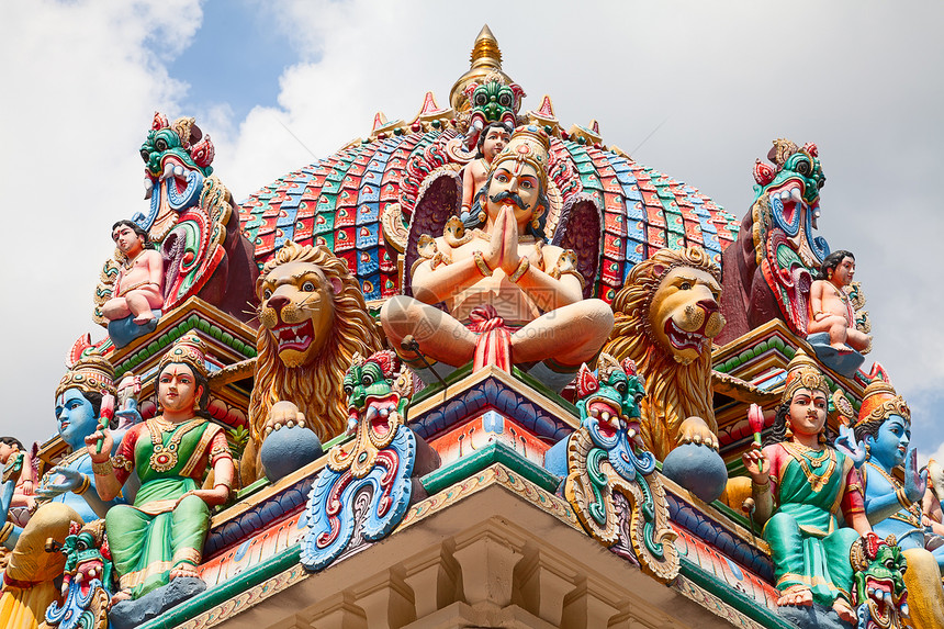 印度教寺庙文化宗教雕刻旅行雕像地标遗产旅游建筑雕塑图片