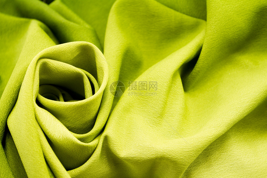 绿色西丁花料纺织纺织品亚麻艺术布料奢华丝绸曲线投标棕色金子图片