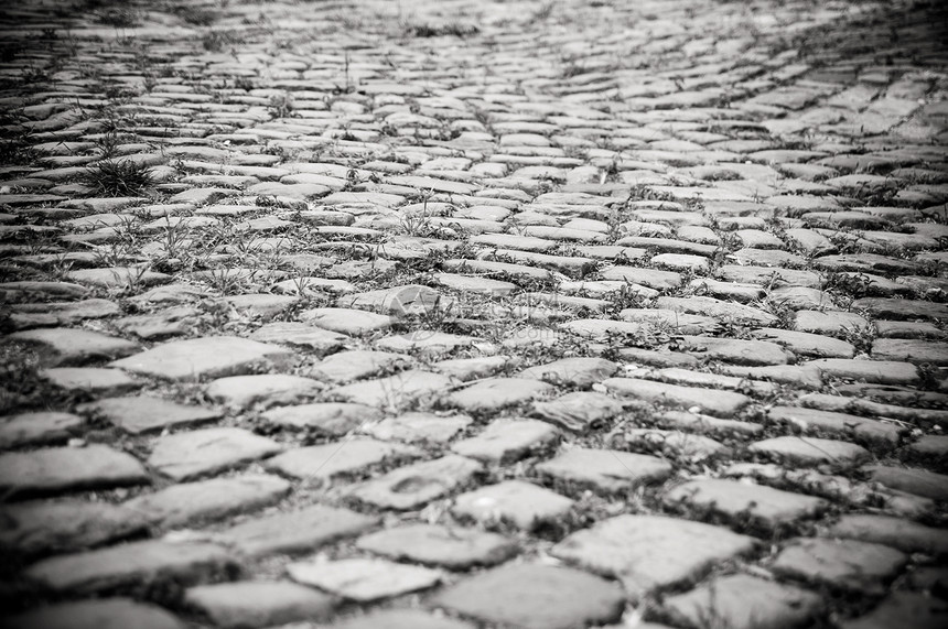 碎石路材料生活摄影旅行正方形发芽车道地面街道石头图片