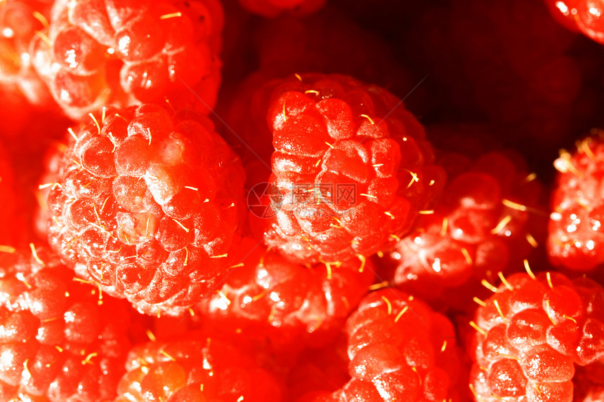 树莓草莓果汁饮食营养味道甜点水果季节宏观食物美食图片