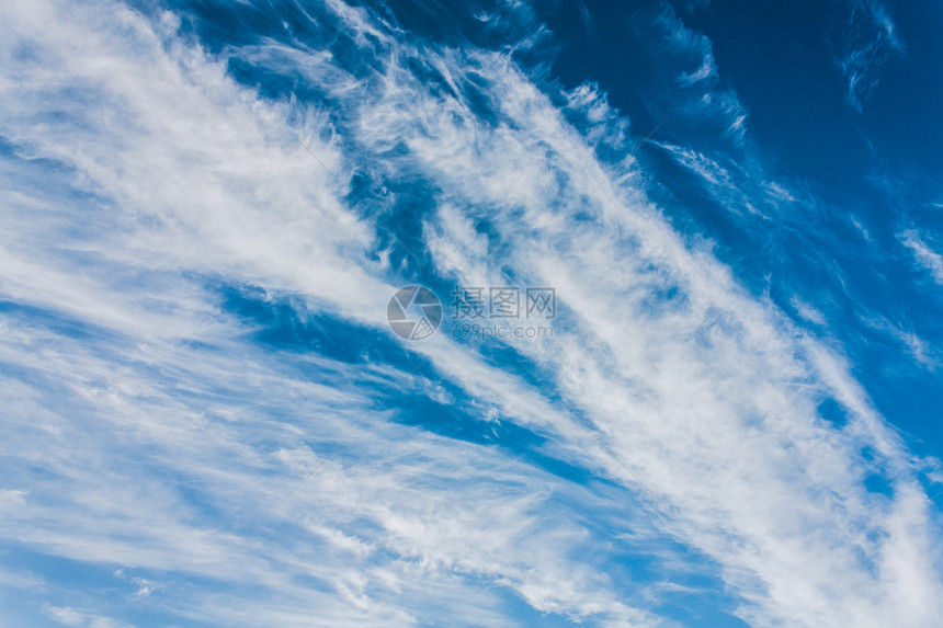 蓝天空云景自由蓝色多云臭氧天堂天气环境天空白色图片