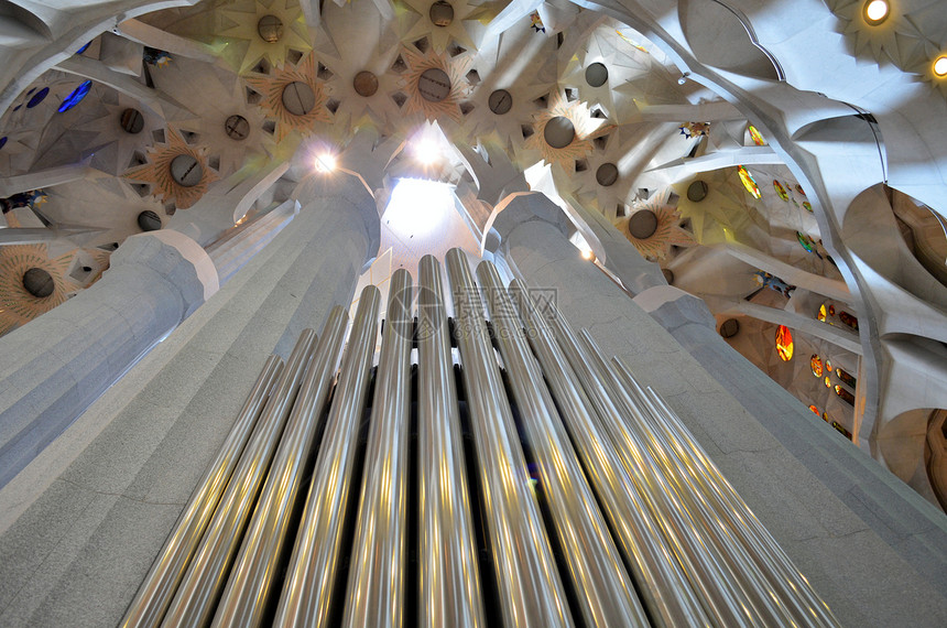 土族大教堂管风管器官图片