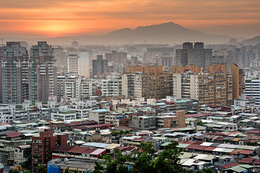 日落城市风景景观住宅首都橙子辉光天际建筑学摩天大楼太阳旅行图片