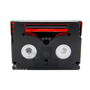 照相机磁带录音机记录录像机黑色电影摄像机技术相机录像带塑料背景图片