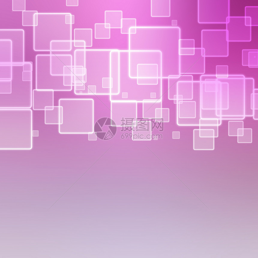 带有方形的抽象背景网络互联网插图艺术辉光玻璃坡度粉色正方形线条图片
