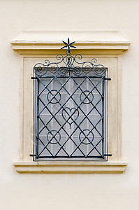 窗户玻璃板窗框宿舍框架住宅平光历史格栅窗扇箅子高清图片