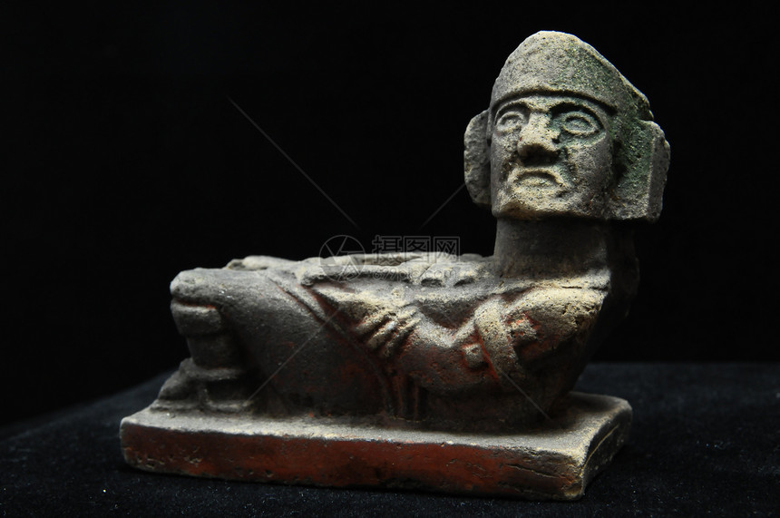 古代玛雅神像上帝历史性考古学花瓶金字塔雕塑文化艺术博物馆数字图片