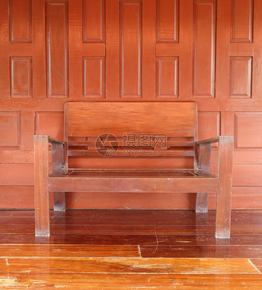木壁木制椅子房子长椅地面控制板桌子工艺风格休息家具座位图片