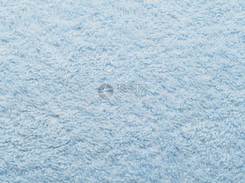 毛巾 背景情况地毯吸水性浴室面巾蓝色羊毛洗澡浸泡纺织品材料图片