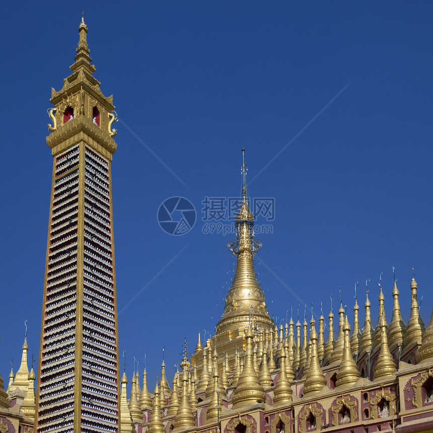 蒙育瓦  缅甸地标宗教寺庙旅行旅游佛教徒图片