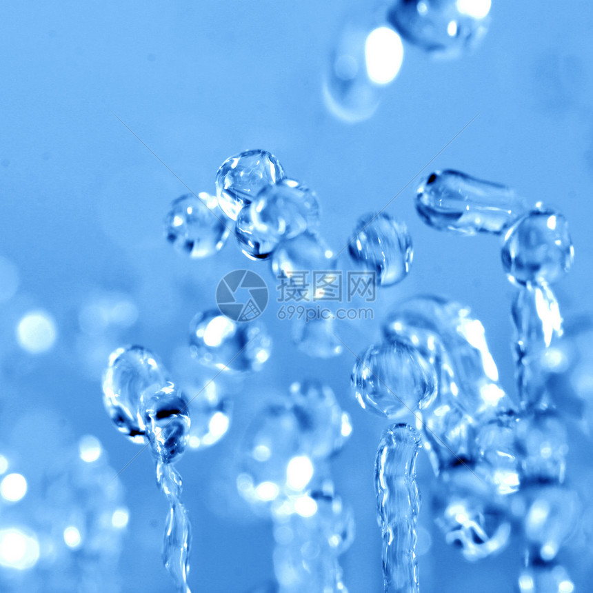 水滴宏观温泉墙纸流动蓝色瓶子肥皂液体气泡卫生图片