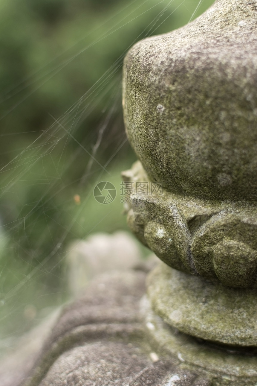 传统的亚洲石器灯笼遗产禅意照明花岗岩佛教徒旅行岩石神社石头智慧图片