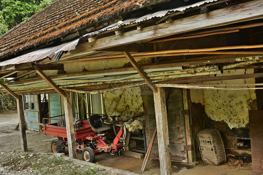 旧废房衰变建筑学木头废墟牧场窝棚小屋住宅失修土地图片