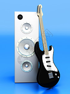 音频娱乐摇滚岩石乐器电子产品吉他明星插图白色细绳展览背景图片