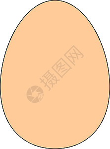 蛋线条美食插图艺术白色背景图片